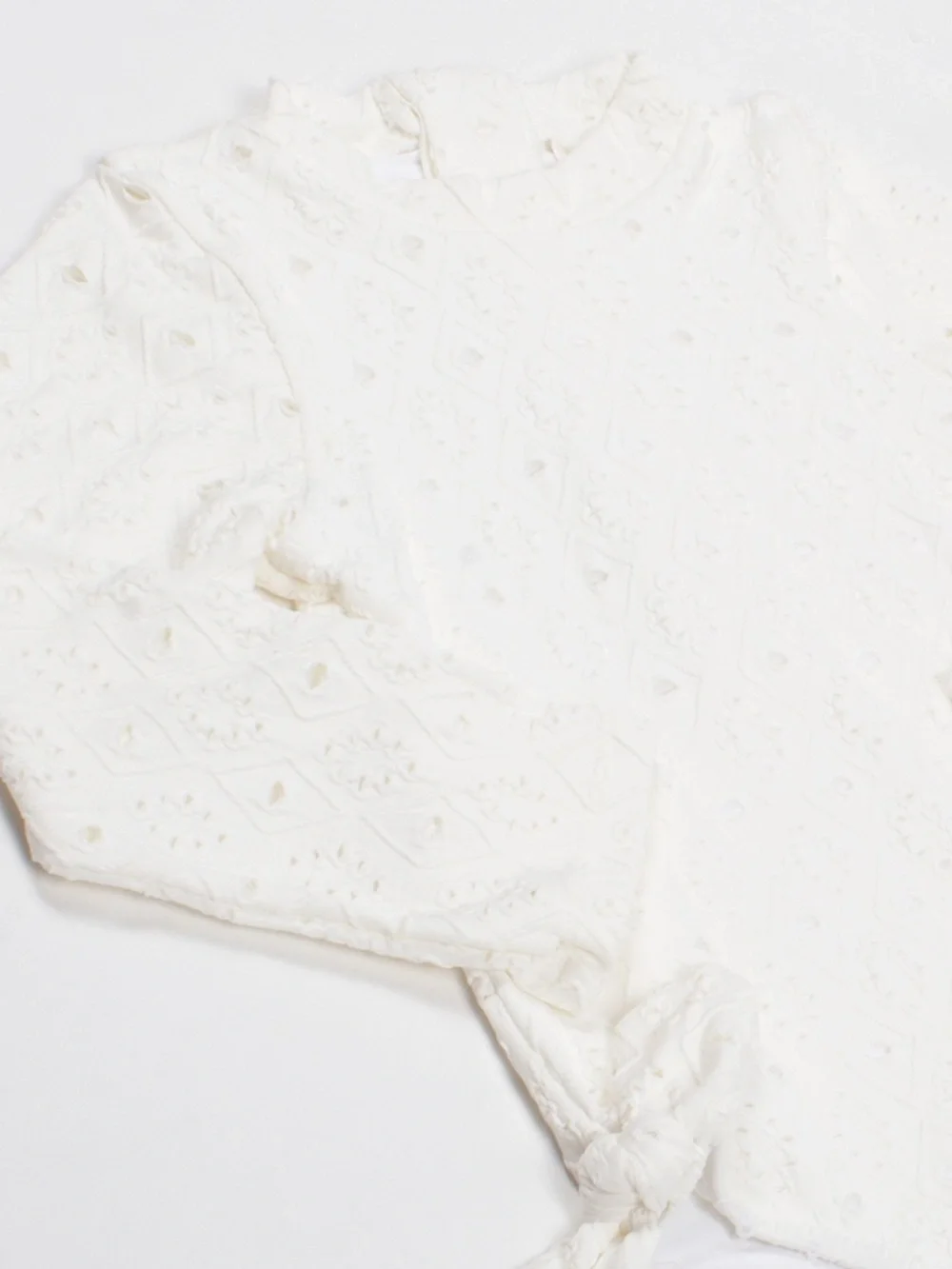 Shade Critters  White Eyelet Long Sleeve One Piece Girls - size 3T - NWT